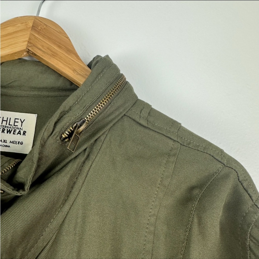 Ashley By 26 International Olive Utility Jacket - Picture 4 of 9